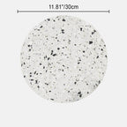 European Modern Round Textured Marble LED Wall Sconce Lamp Lumendat