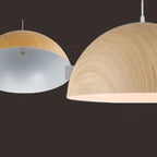 Nordic Minimalist Marbled Semicircle 1-light Pendant Light BulbSquare