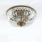 Vintage Round Crystal 4/6 Light Flush Mount Ceiling Light Lumendat