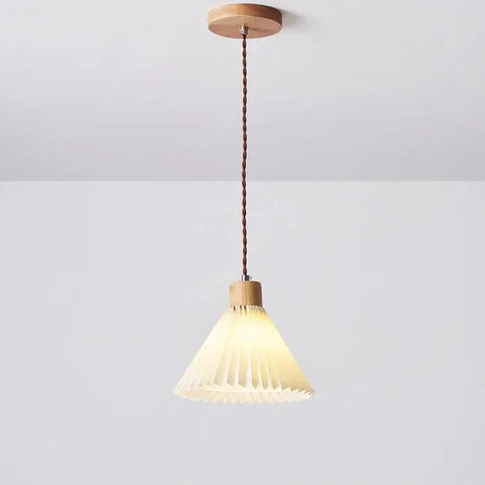 Nordic Minimalist Pleated Shade 1-light Pendant Light Lumendat