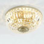 Vintage Round Crystal 4/6 Light Flush Mount Ceiling Light Lumendat