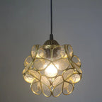 Vintage Stained Glass Petal 1-light Pendant Light Lumendat