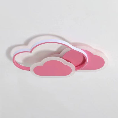 Contemporary Simplicity Cloud Acrylic Shade Metal LED Flush Mount Ceiling Light for Bedroom