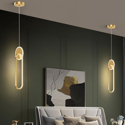 Modern Minimalist All-copper LED 1-Light Pendant Light