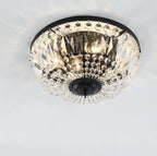 Vintage Round Crystal 4/6 Light Flush Mount Ceiling Light Lumendat
