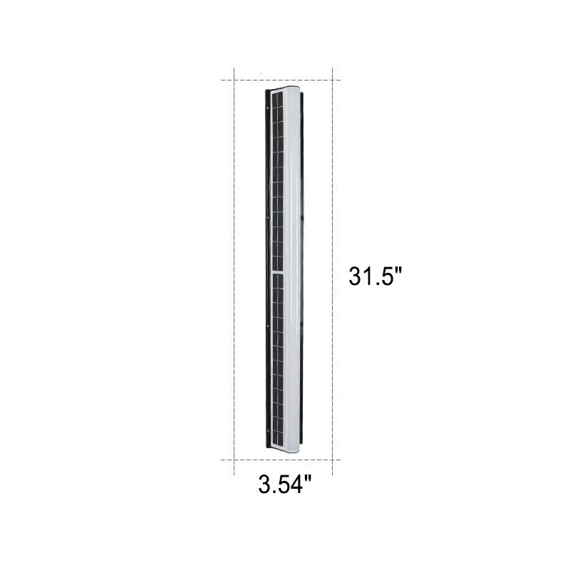 Modern Long Acrylic Solar LED Waterproof Outdoor Garden Wall Light Lumendat