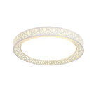 Modern Creative Round Bird's Nest Iron LED Flush Mount Ceiling Light