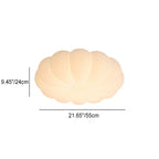 Contemporary Nordic Pe Shade Kid's Flowers LED Flush Mount Ceiling Light for Bedroom BulbSquare