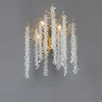 Modern Light Luxury Tree Branch Crystal 3-Light Wall Sconce Lamp Lumendat
