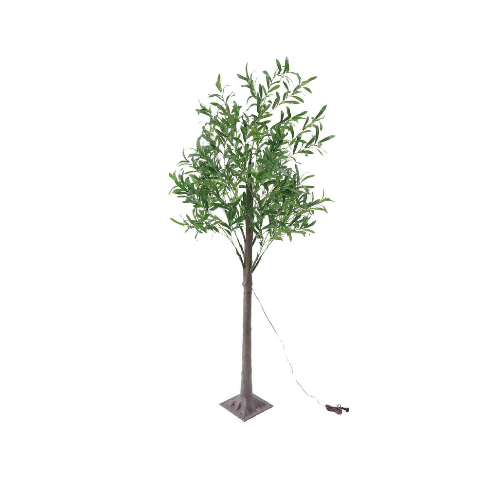 Modern Creative Olive Leaf LED Simulation Plants Decorative Light Lumendat