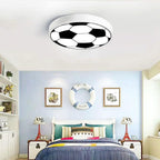 Cartoon Creative Round Football LED Kids Flush Mount Ceiling Light Lumendat