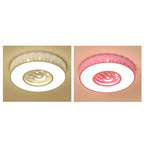 Lumendat Modern Minimalist Starry Sky Round Children's LED Flush Mount Ceiling Light Lumendat