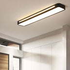 Nordic Minimalist Long LED Flush Mount Ceiling Light BulbSquare