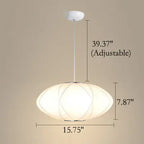 Creative Minimalist Fabric Lantern 1-light Pendant Light BulbSquare