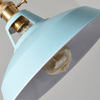 Modern Minimalist Macaroon Iron 1-light Pendant Light BulbSquare