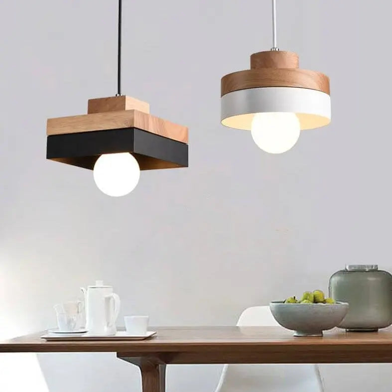Nordic Round/square 1-light Pendant Light Lumendat