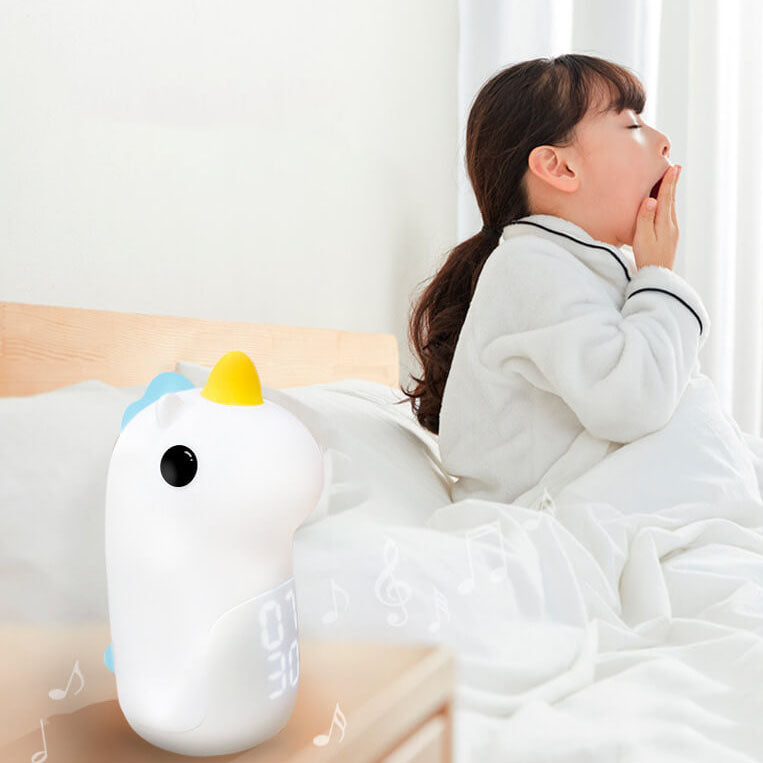 Cartoon Unicorn Timer Alarm Clock LED Night Light Lumendat