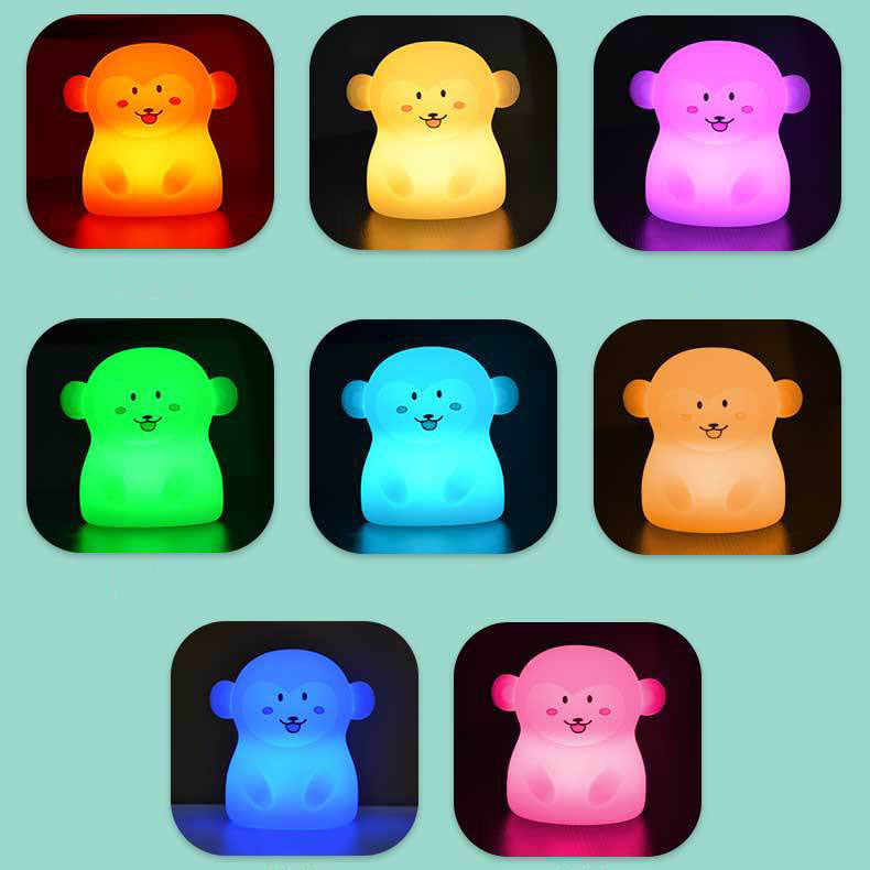Lumendat Creative Monkey Silicone Charging Pat LED Night Light Table Lamp Lumendat
