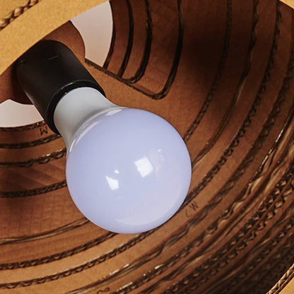 Contemporary Retro Paper Elliptic Spherical Bell Trapezoid Semicircle Polygonal 1-light Pendant Light for Dining Room