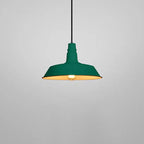 Contemporary Industrial Round Iron 1-light Pendant Light for Living Room Lumendat