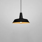 Contemporary Industrial Round Iron 1-light Pendant Light for Living Room Lumendat