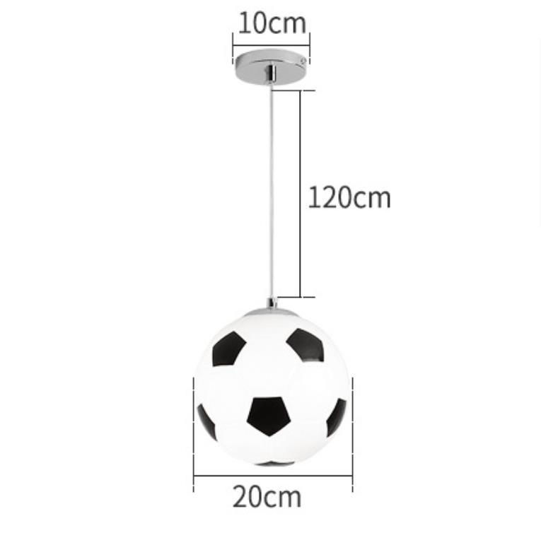 Modern Minimalist Creative Football 1-light Pendant Light BulbSquare