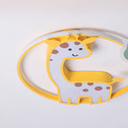 Lumendat Childlike Cute Cartoon Giraffe Design LED Flush Mount Light Lumendat
