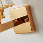 Modern Minimalist Oval Cylinder Hardware Crystal 1-Light Wall Sconce Lamp For Bedroom Lumendat