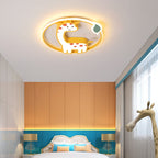 Lumendat Childlike Cute Cartoon Giraffe Design LED Flush Mount Light Lumendat