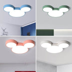 Mouse Cartoon Slim LED Flush Mount Ceiling Light Lumendat