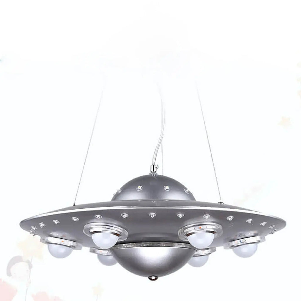 Creative Cartoon Ufo Flying Saucer LED Kids Chandelier Lumendat