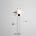Nordic Industrial Retro Combination Graphic 1-Light Wall Sconce Lamp Lumendat