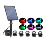 Solar Waterproof RGB Lawn Decoration LED Spotlight Landscape Light Lumendat