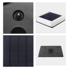 Modern Solar RGB Square Post Head Light Outdoor Garden Landscape Light Lumendat
