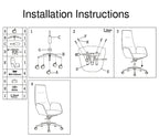 Modern Luxury Ergonomic Executive Chair - Leather Plywood Metal Office High Back Desk Chair With Adjustable Height, Swivel Wheels & Reclining Function Lumendat