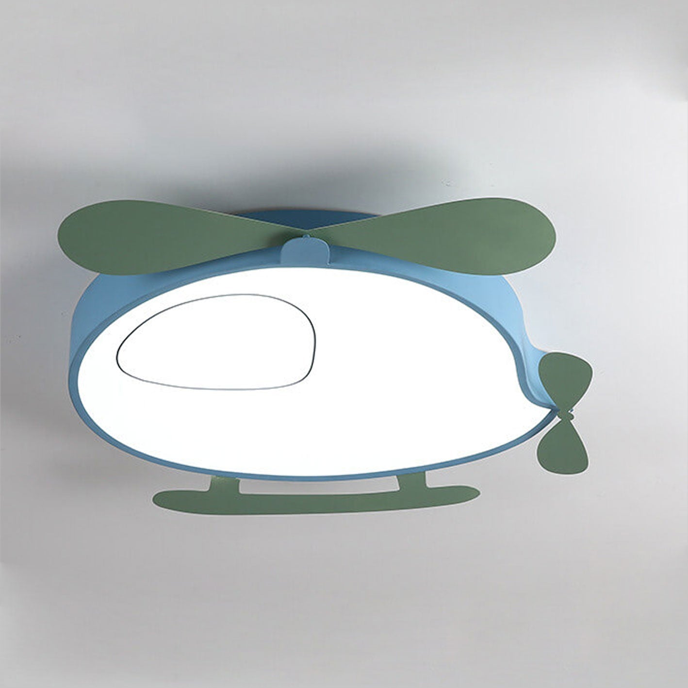 Lumendat Cartoon Creative Colorful Aircraft LED Eye Protection Kids Flush Mount Ceiling Light Lumendat