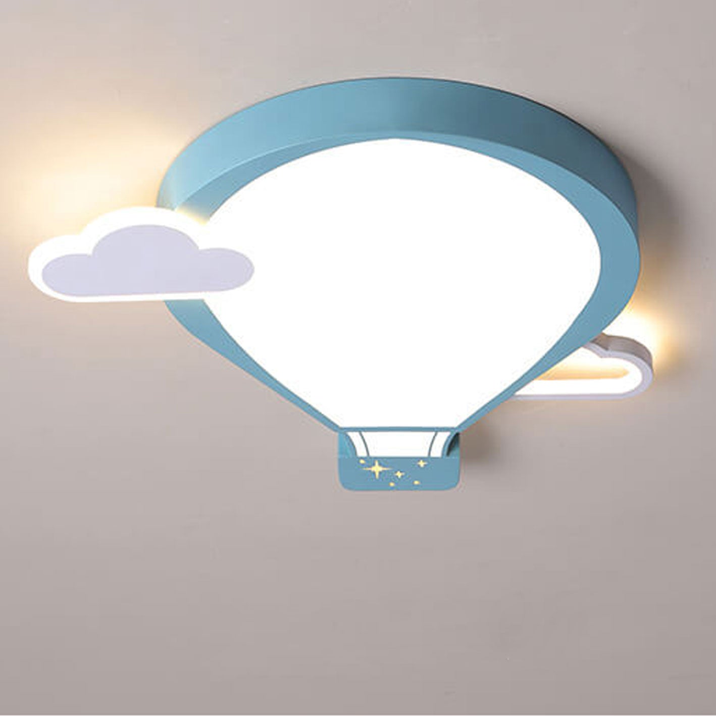 Lumendat Cartoon Hot Air Balloon Kid LED Flush Mount Ceiling Light Lumendat