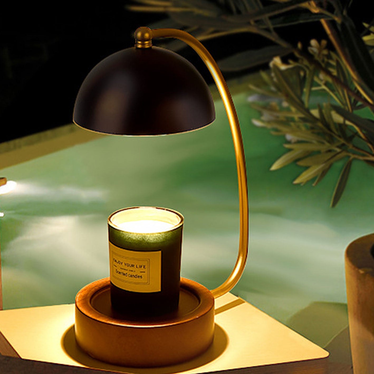Japanese Creative Timing Dimming 1-Light Melting Wax Table Lamp Lumendat