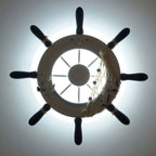 Lumendat Cartoon Creative Rudder Resin LED Kids Wall Sconce Lamp Lumendat