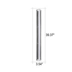 Modern Long Acrylic Solar LED Waterproof Outdoor Garden Wall Light Lumendat
