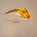 Modern Decorative Carp Linden Wood Hardware 2/4 Light Wall Sconce Lamp