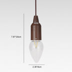 Retro Portable Waterproof Wood Round Cone Battery USB 1-Light Camping Outdoor Light Lumendat