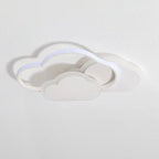 Contemporary Simplicity Cloud Acrylic Shade Metal LED Flush Mount Ceiling Light for Bedroom