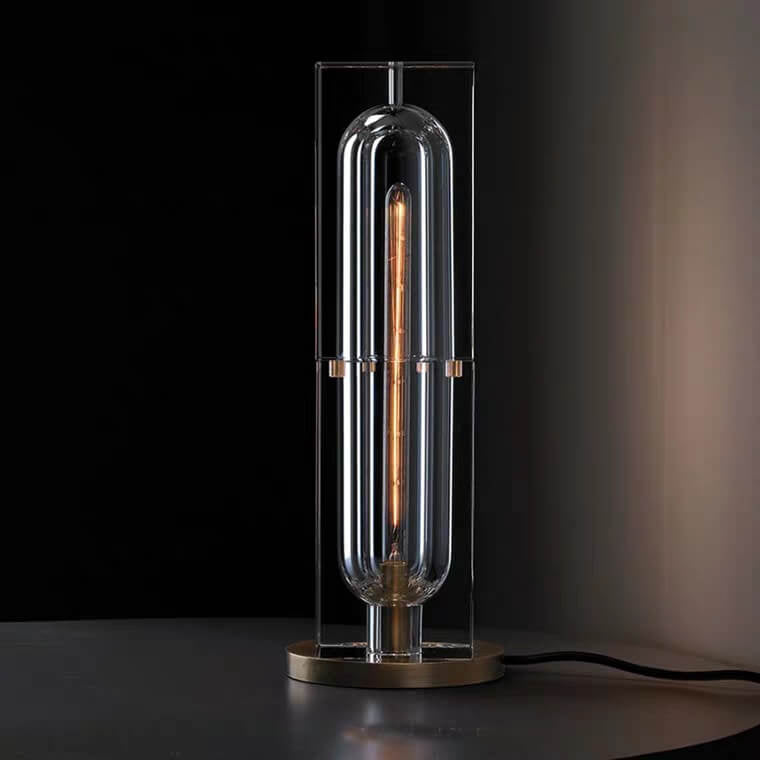 Modern Crystal Stereo Geometric Design 1-Light Table Lamp Lumendat