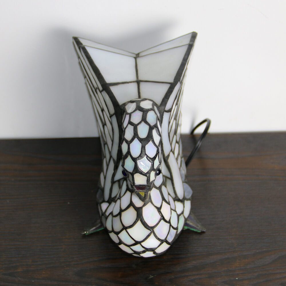 Tiffany Creative Animal Stained Glass 1-Light Decorative Table Lamp Lumendat