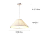 Contemporary Scandinavian Round Iron Acrylic Fabric 4/5 Light Pendant Light for Living Room BulbSquare