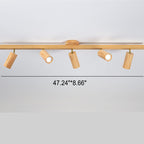 Simple Log Spotlight Track LED Semi-Flush Mount Ceiling Light Lumendat