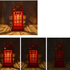 Retro Touch Creative British Phone Booth Design LED Night Light Table Lamp Lumendat