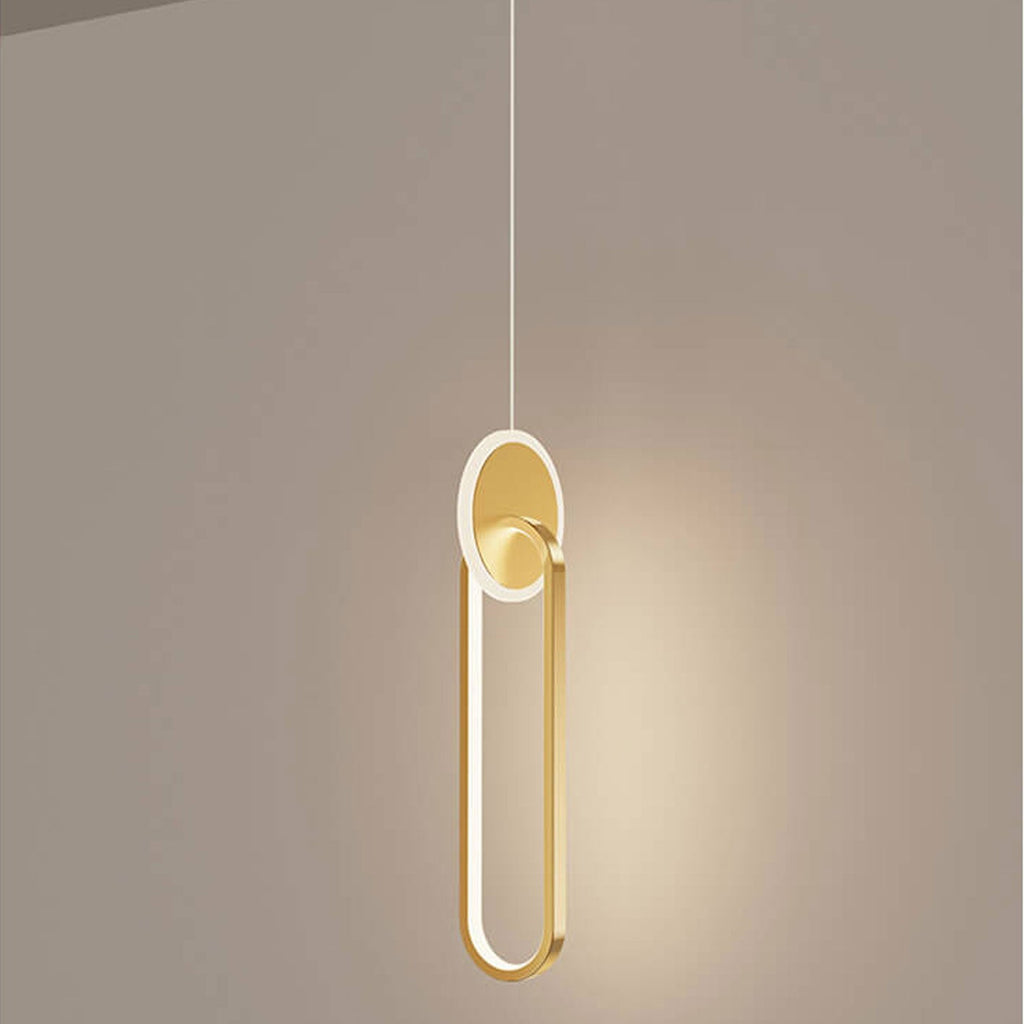 Modern Minimalist All-copper LED 1-Light Pendant Light