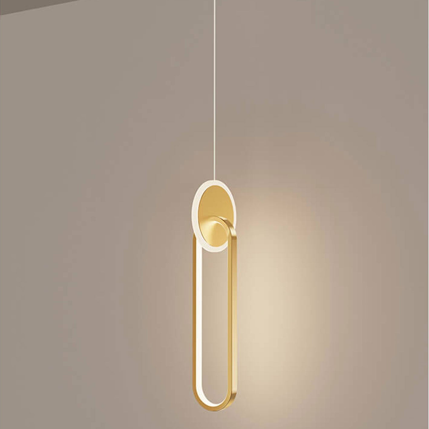 Modern Minimalist All-copper LED 1-Light Pendant Light